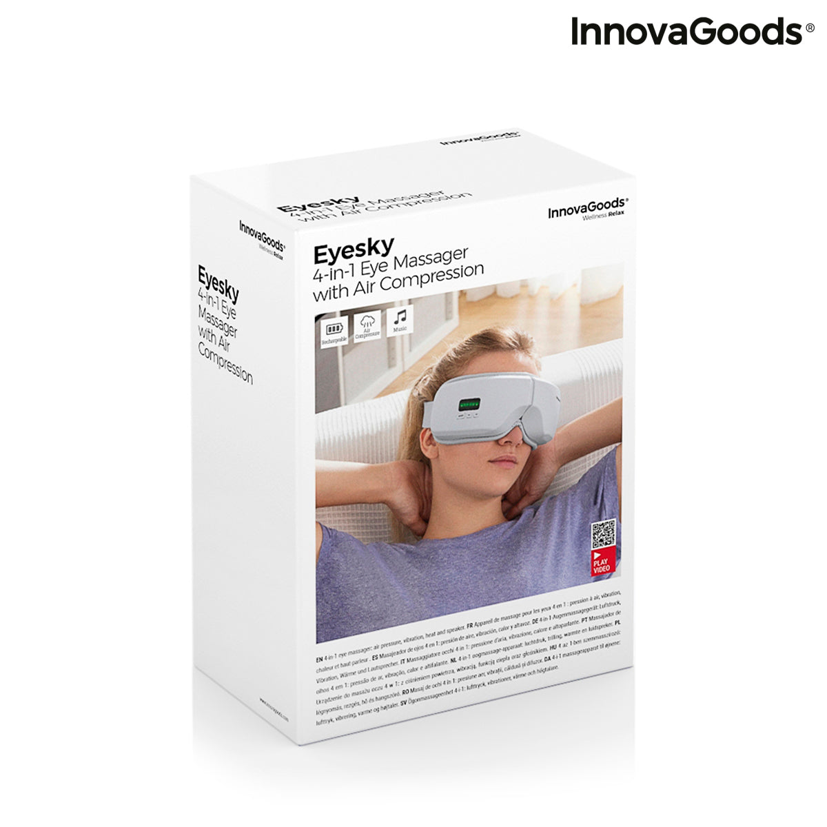 4-In-1 Eye Massager with Air Compression Eyesky InnovaGoods