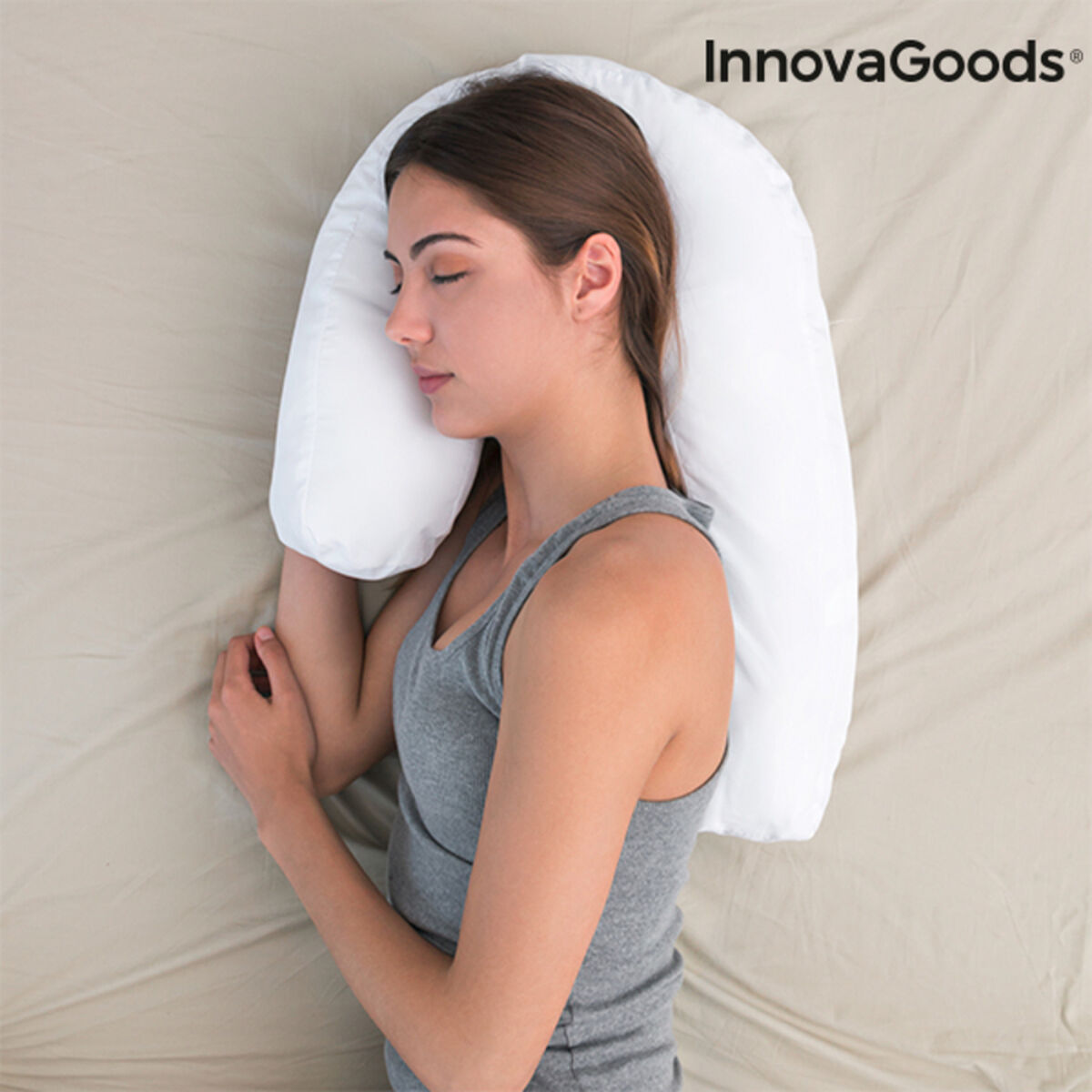 U Side Sleepers Ergonomic Pillow Slupill InnovaGoods