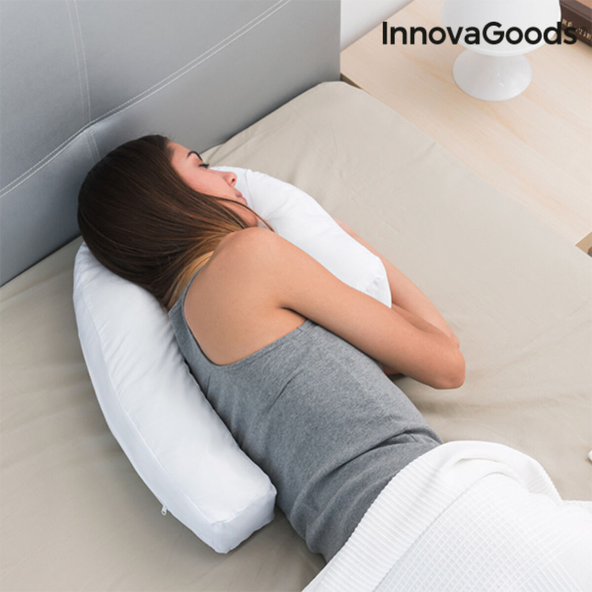 U Side Sleepers Ergonomic Pillow Slupill InnovaGoods